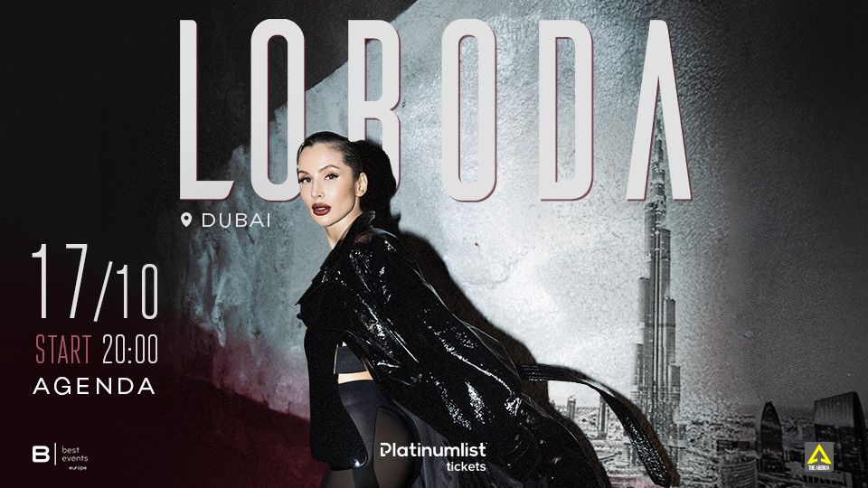 Loboda Live at The Agenda in Dubai, 17 October | Event in Dubai | AllEvents