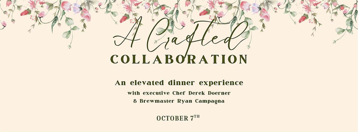 A Crafted Collaboration: Beer Dinner, 7 October | Event in Sacramento | AllEvents