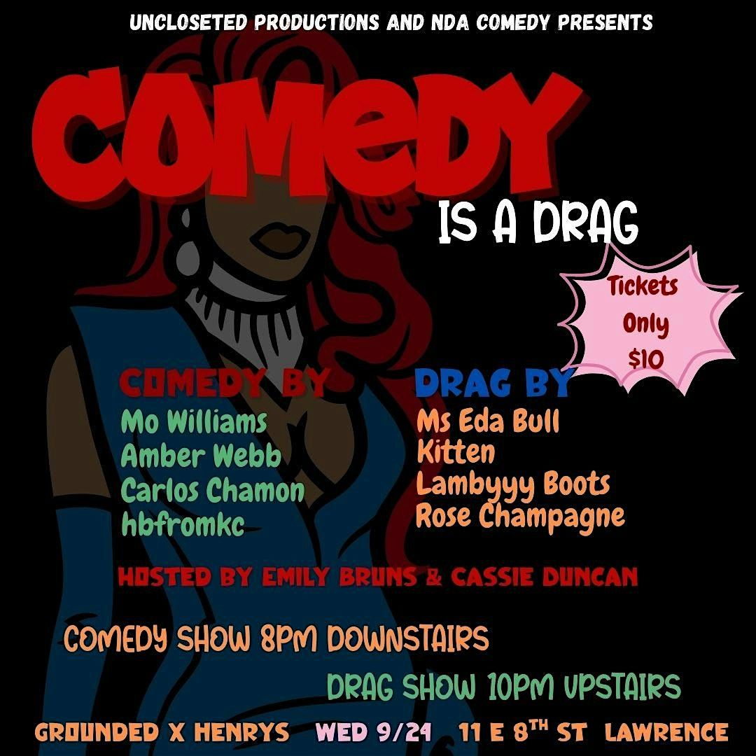Comedy Is A Drag, 24 September | Event in Lawrence | AllEvents