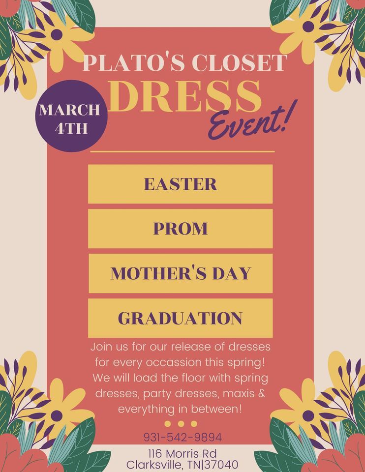 Dress EventMust haves for Easter, Prom, Mothers Day & Graduation