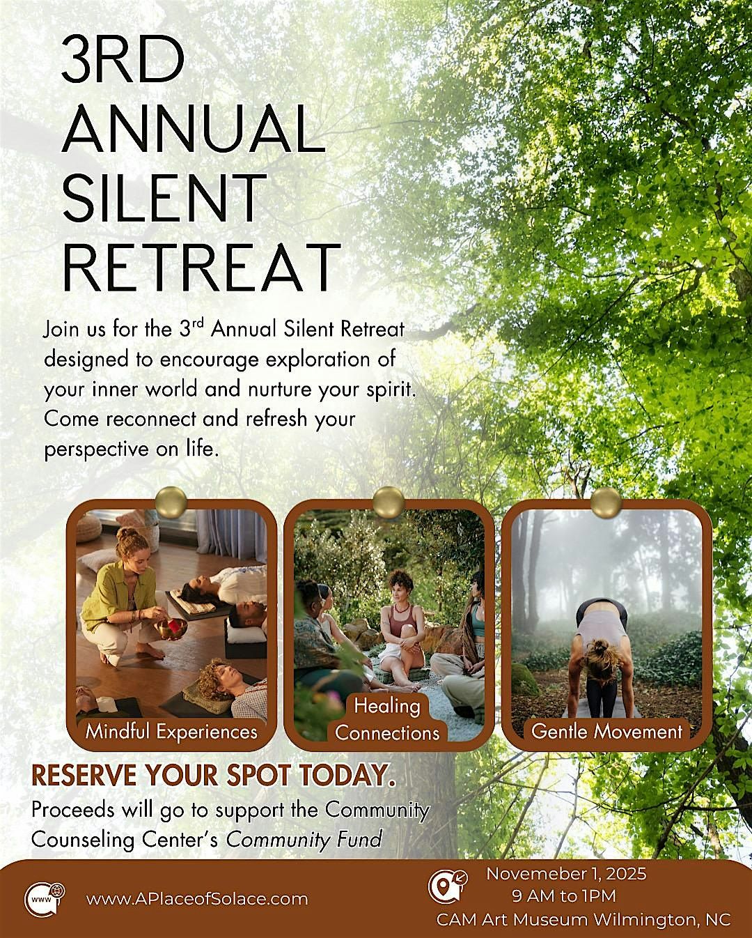 3rd Annual Silent Retreat, 1 November | Event in Wilmington | AllEvents