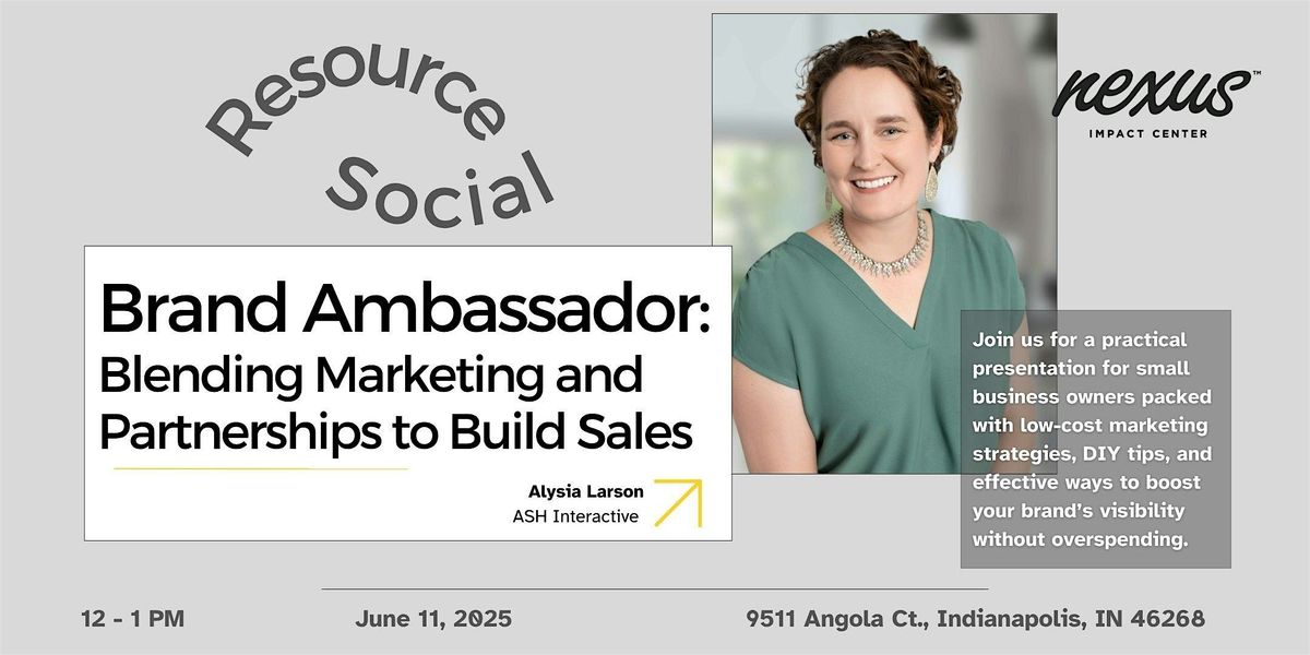 Brand Ambassador: Blending Marketing and Partnerships to Build Sales, 11 June | Event in Indianapolis | AllEvents