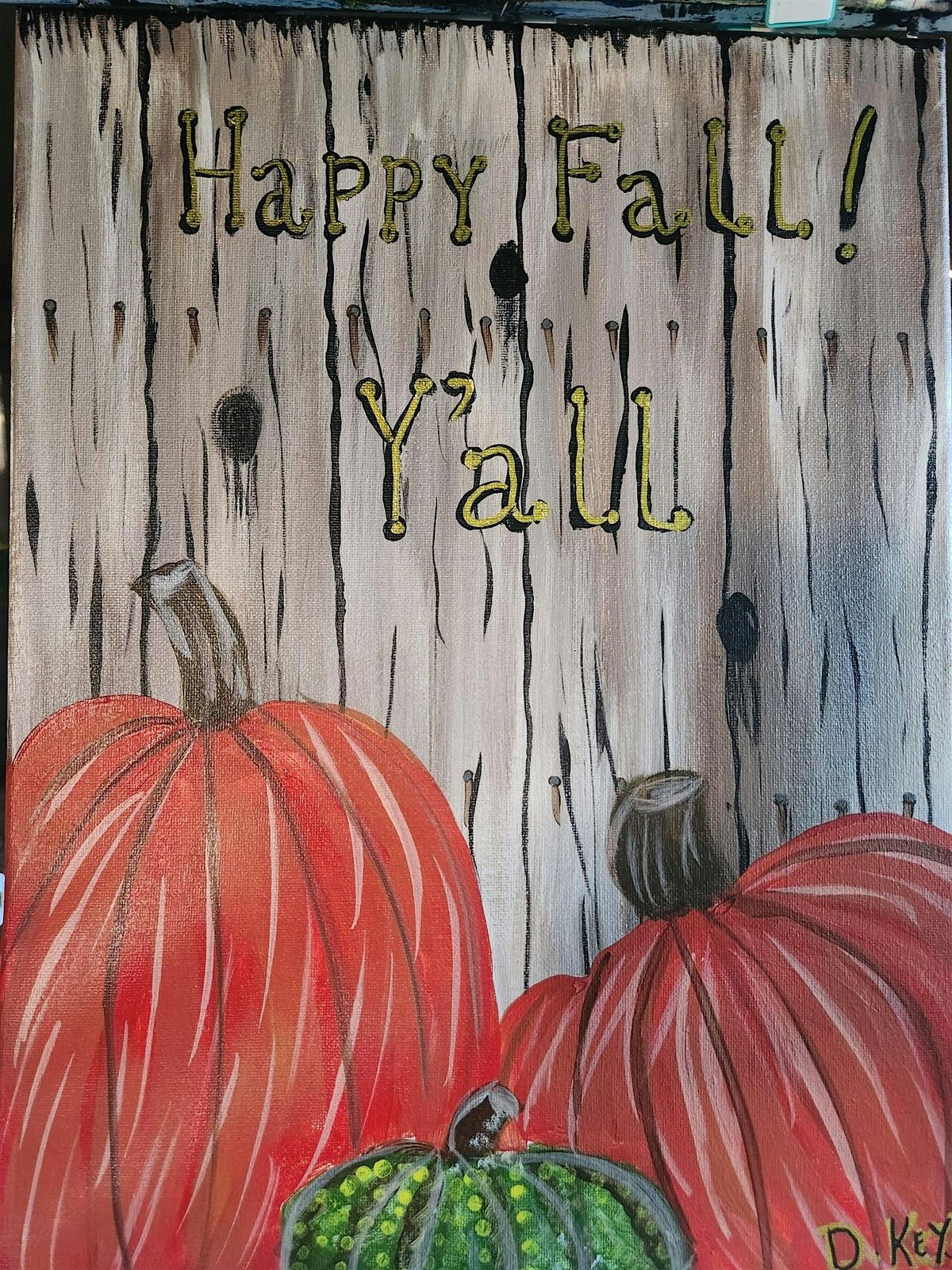 Paint & Sip - Happy Fall Y'all, 10 October | Event in Green Valley | AllEvents