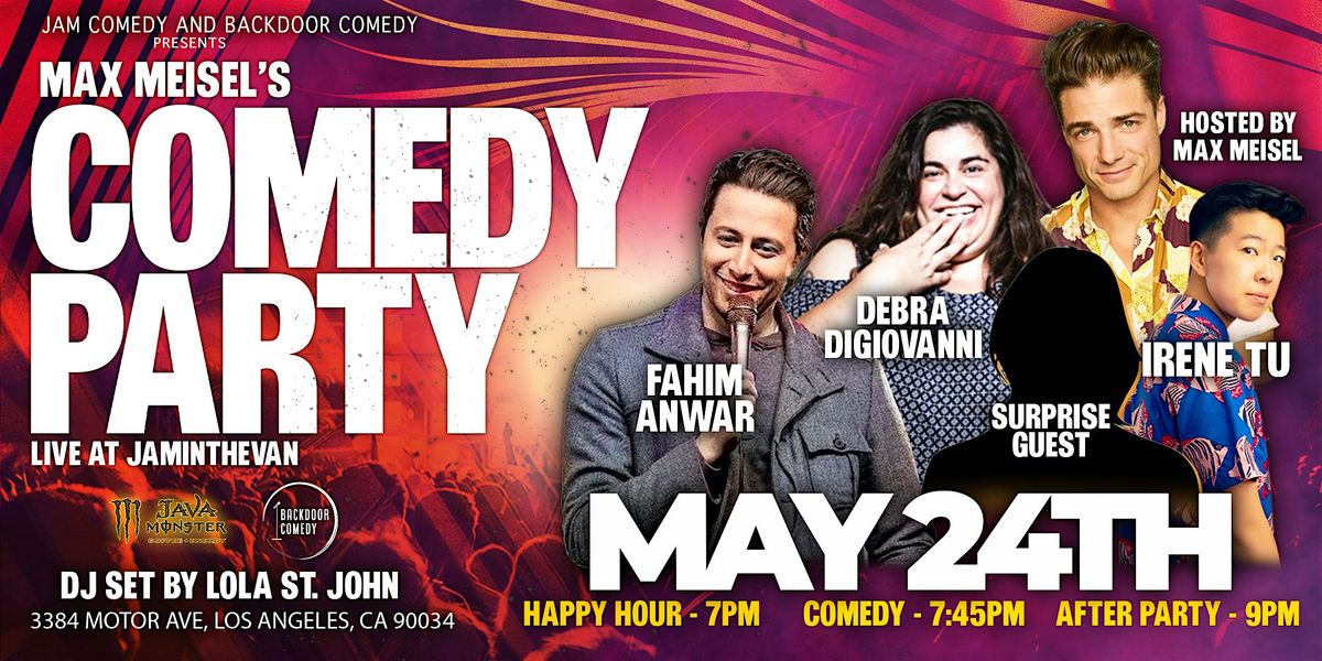 It's a Comedy Party at Jam in the Van w/BackDoor Comedy!, 24 May | Event in Los Angeles | AllEvents