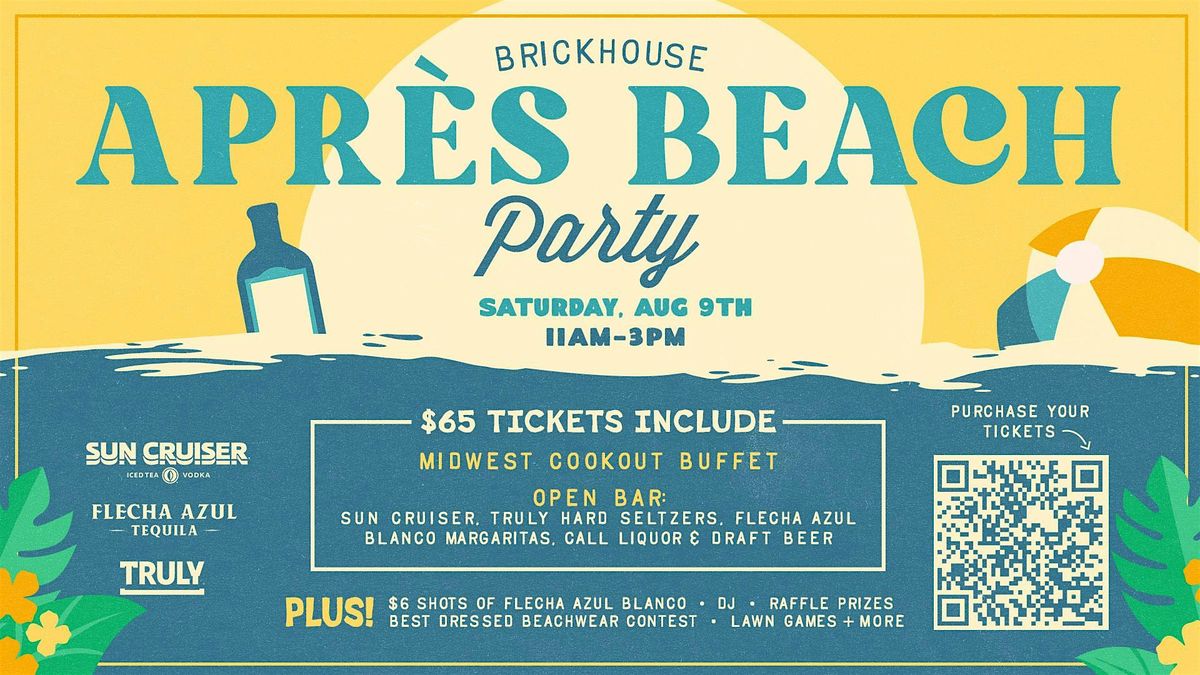 Après Beach Party at Budweiser Brickhouse Tavern, 9 August | Event in Chicago | AllEvents