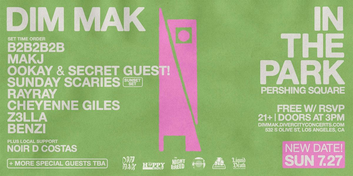 FREE EVENT! Dim Mak Takeover w/ MAKJ, SUNDAY SCARIES & Surprise Guests!, 27 July | Event in Los Angeles