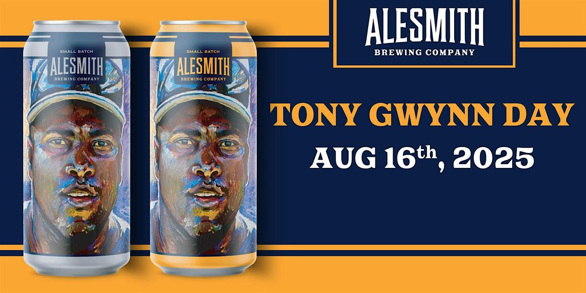 Tony Gwynn Day with Mr. Padre 2000 & 3000 Beer Release, 16 August | Event in San Diego | AllEvents