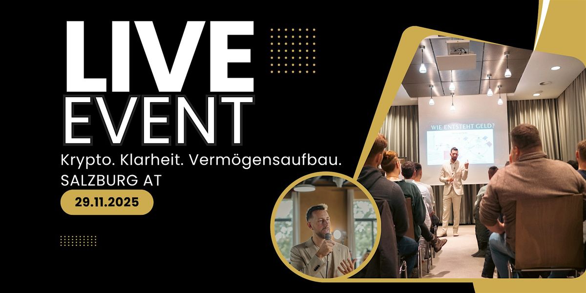 Finanzielle Freiheit  & digitaler Vermögensaufbau - durch den Kryptomarkt | Event in Salzburg | AllEvents