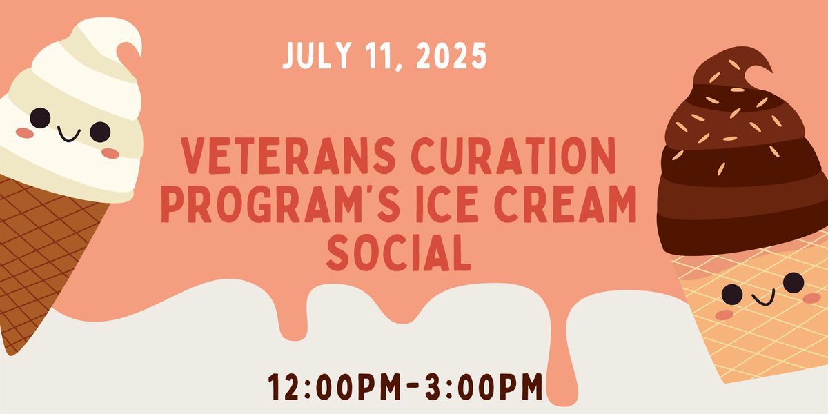 Veterans Curation Program's Ice Cream Social, 11 July | Event in San Mateo | AllEvents