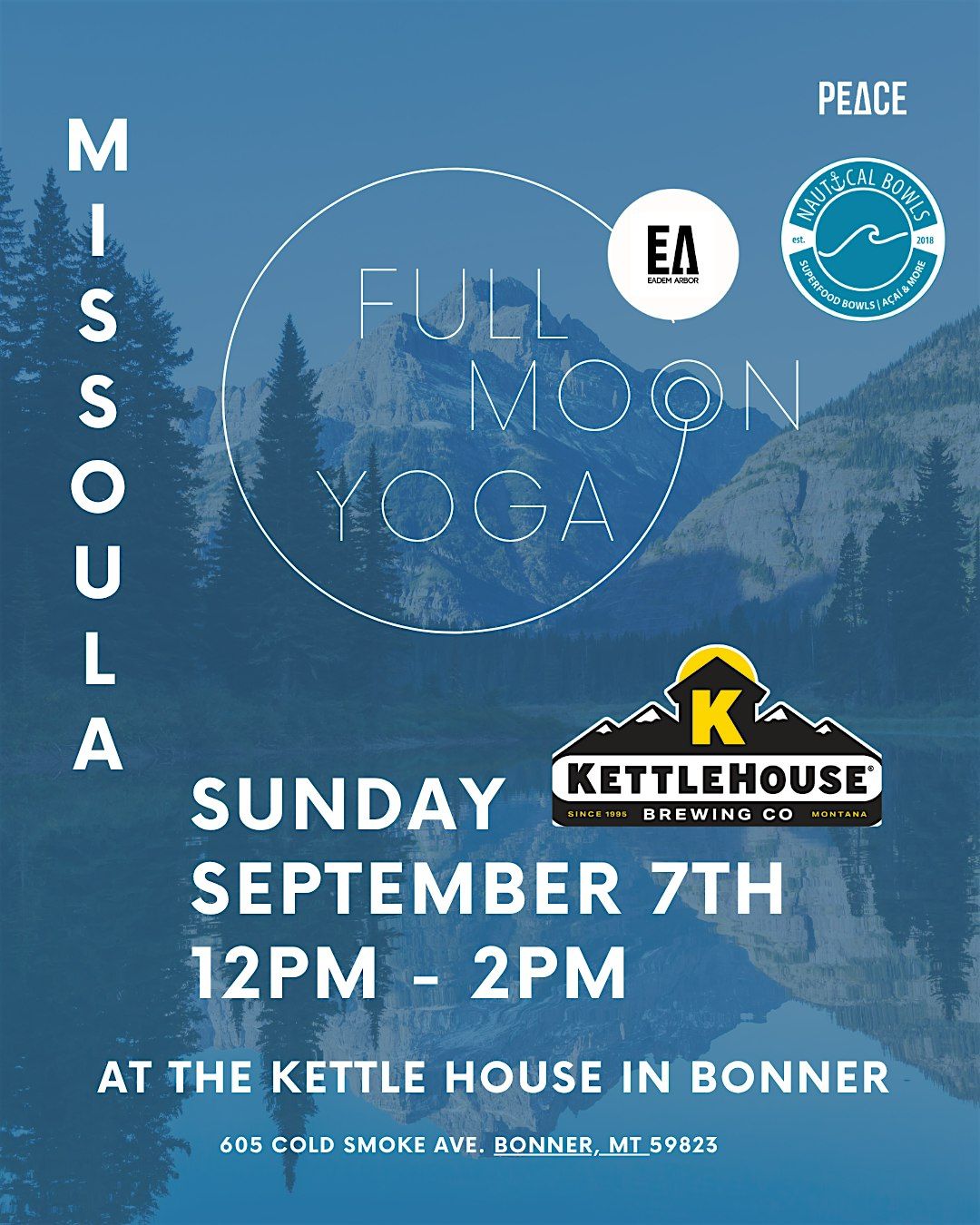 FULL MOON YOGA AT KETTLEHOUSE TAPROOM IN BONNER, 7 September | Event in Bonner-West Riverside | AllEvents