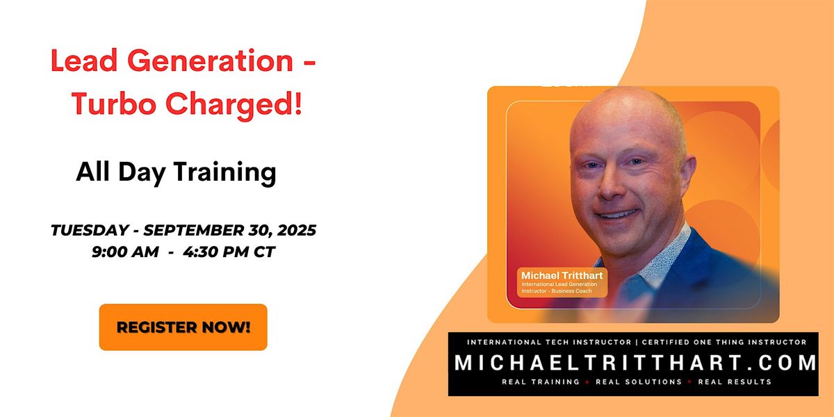 Lead Generation - Turbo Charged! Bill Dean | The Title Team | Bismarck, 30 September | Event in Bismarck | AllEvents
