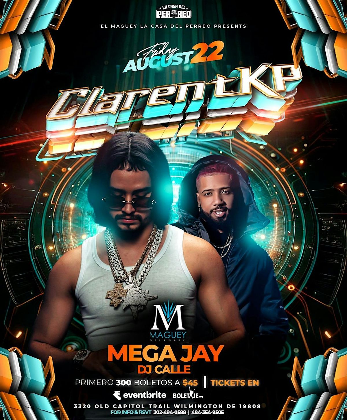 ClarentKP & DJ MegaJay, 22 August | Event in Wilmington | AllEvents