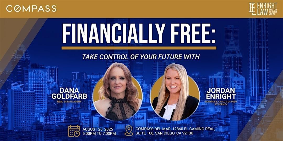 Financially Free - Take control of your future, 26 August | Event in San Diego | AllEvents