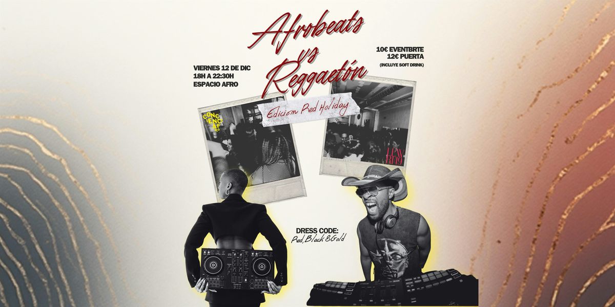 LEWRI MUSIC PRESENTA: AFROBEATS vs REGGAETÓN — Edición Red Holiday, 12 December | Event in Madrid | AllEvents