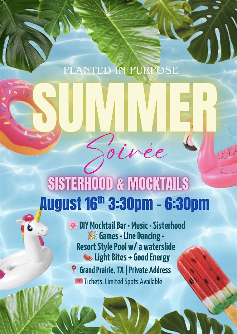 Summer Soiree Pool Party, 16 August | Event in Grand Prairie | AllEvents