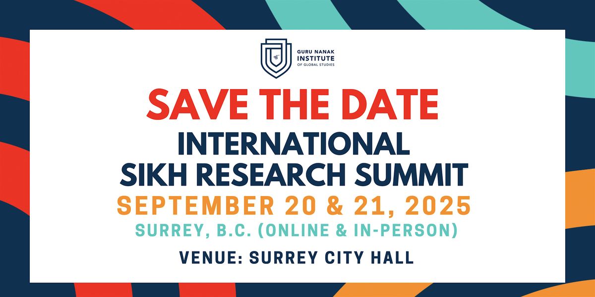 International Sikh Research Summit 2025, 20 September | Event in Surrey | AllEvents