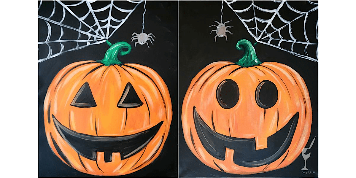 Smiling Pumpkins - Paint and Sip in Houston | Classpop!™, 5 October | Event in Baytown | AllEvents