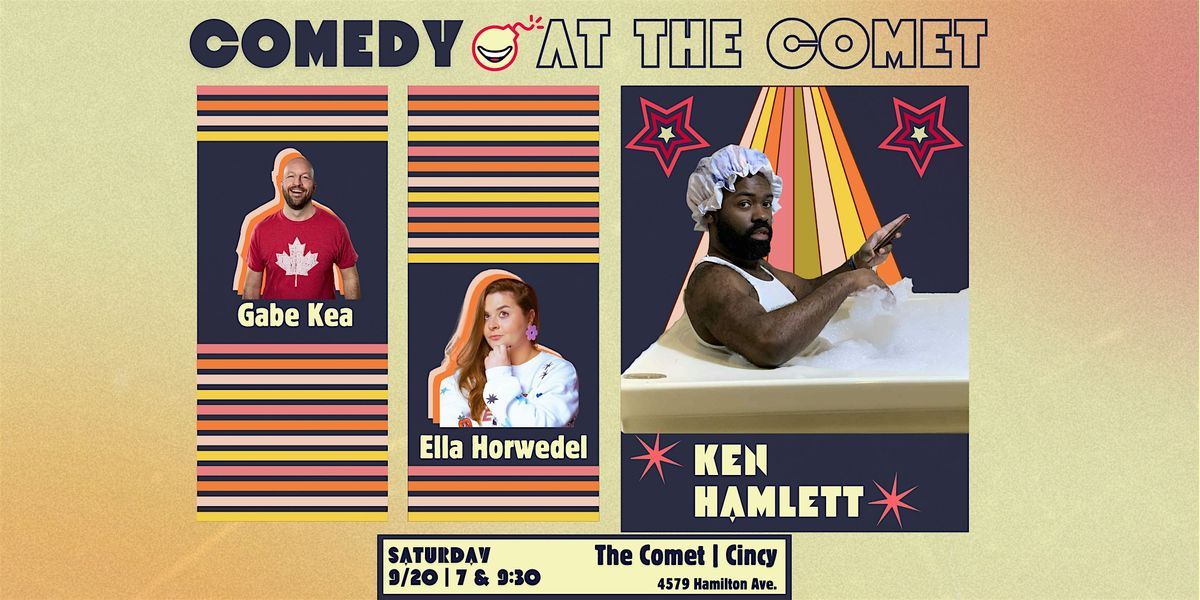 Comedy At The Comet | KEN HAMLETT, 20 September | Event in Cincinnati | AllEvents