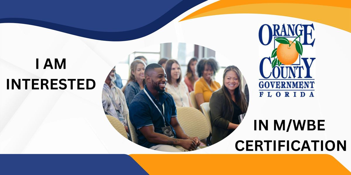 Orange County M/WBE Certification Workshop, 10 November | Event in Orlando | AllEvents