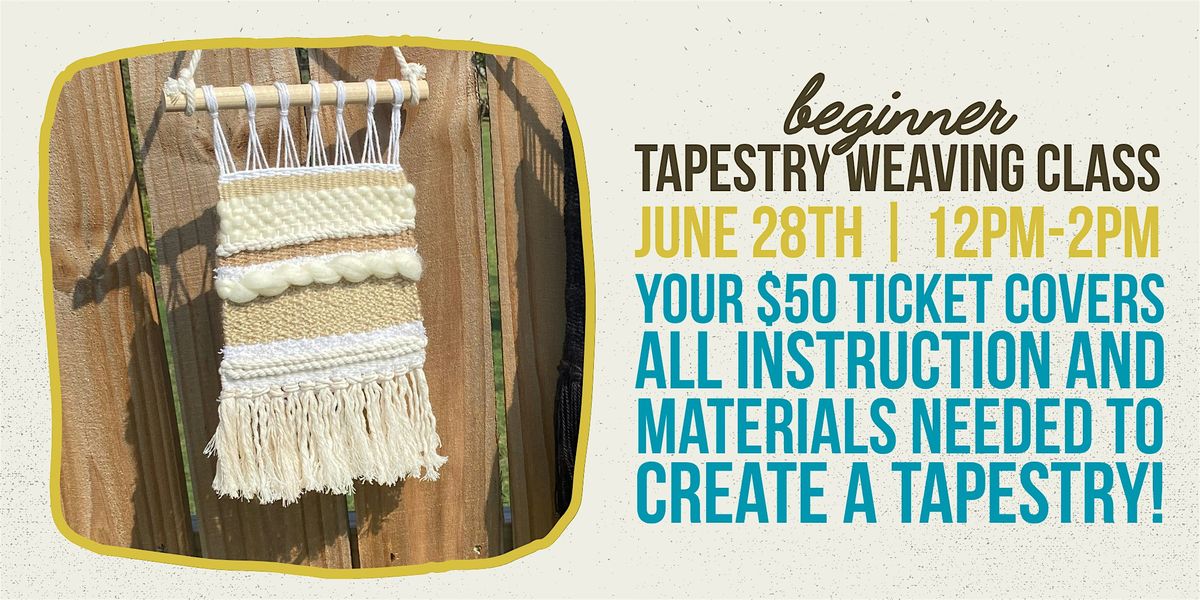 Beginner Tapestry Weaving Class, 28 June | Event in Florence | AllEvents