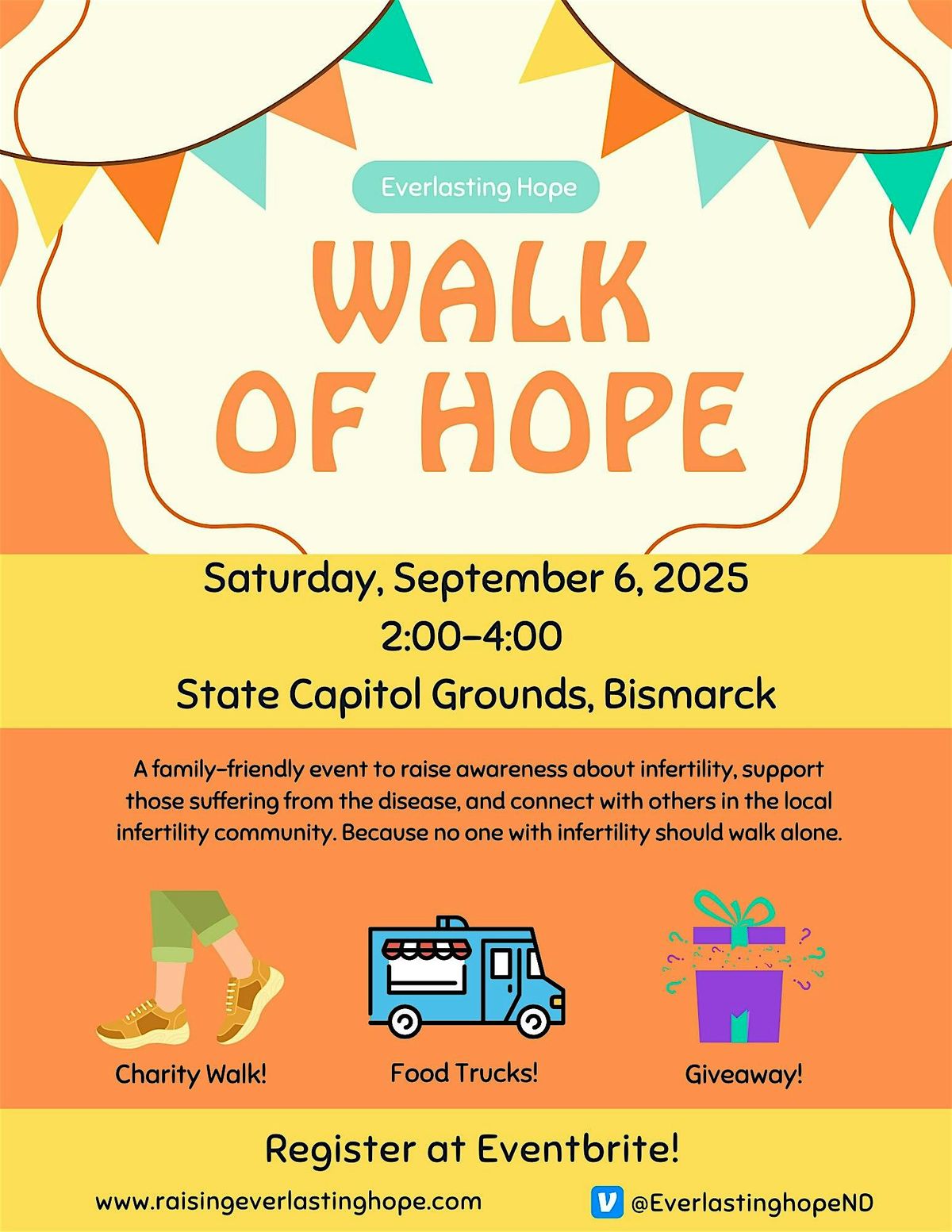 Walk of Hope Bismarck, 6 September | Event in Bismarck | AllEvents