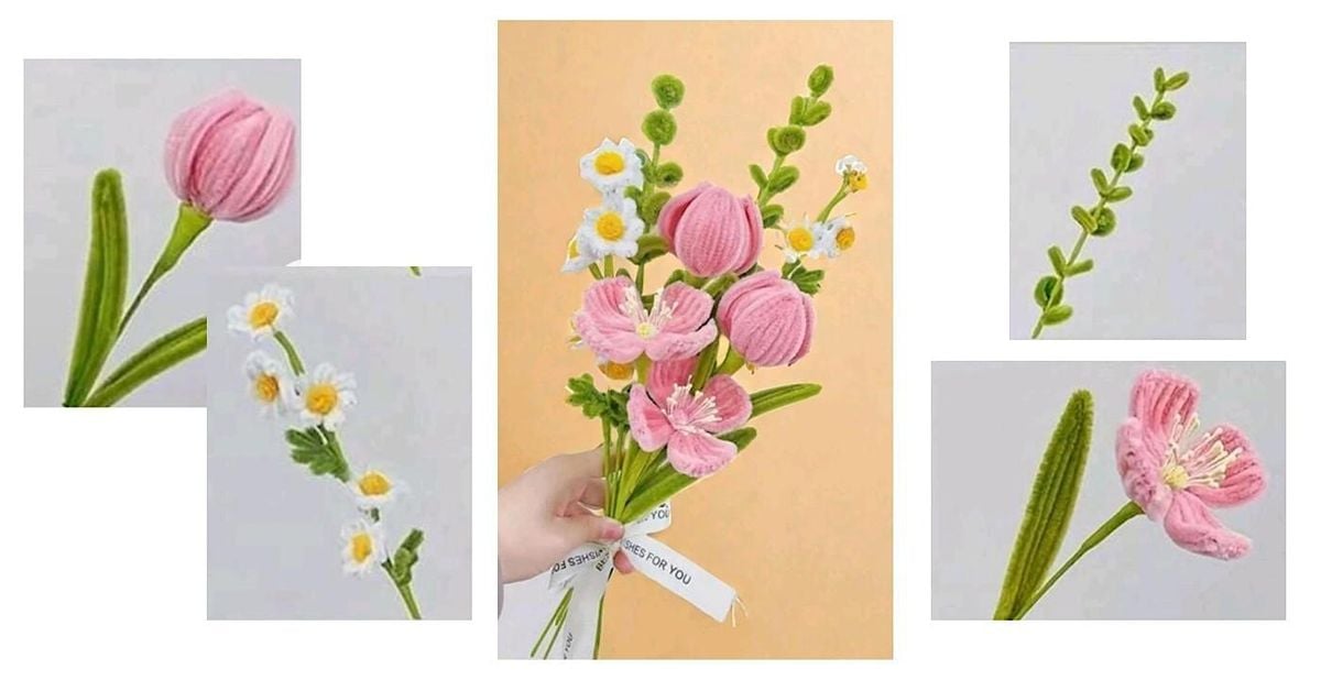 Handmade Floral Bouquet (Pipe Cleaner) workshop, 11 March | Event in Pontefract | AllEvents