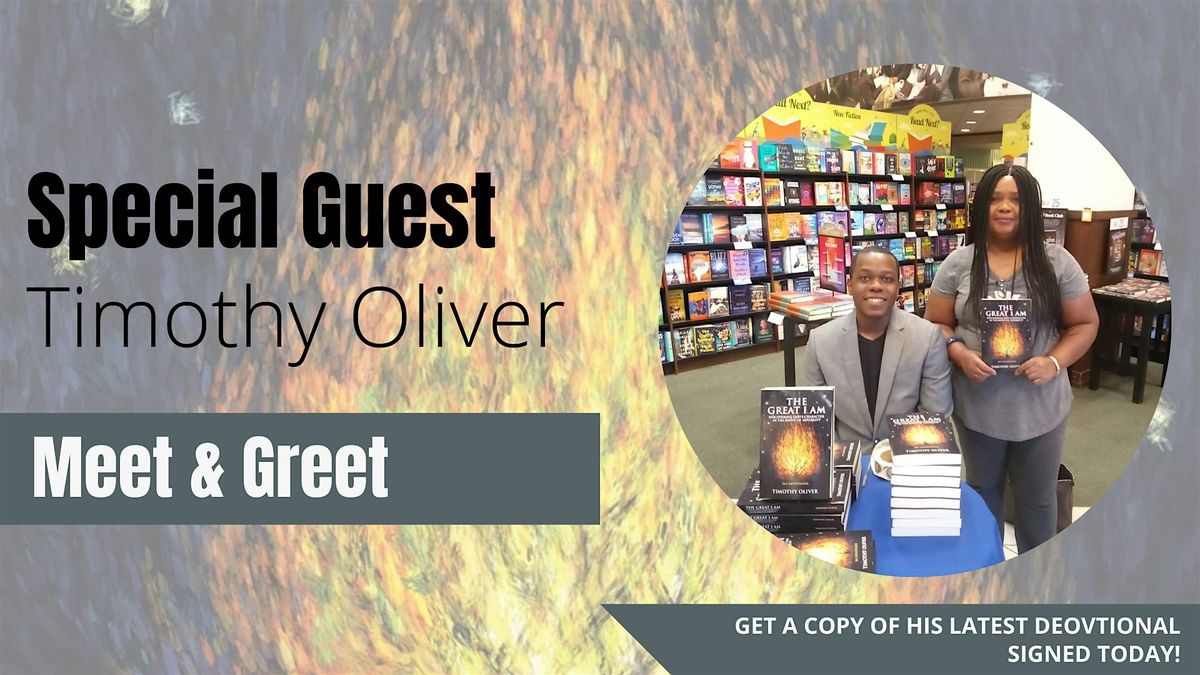 Meet & Greet with Timothy Oliver!, 18 May | Event in Fort Lauderdale | AllEvents