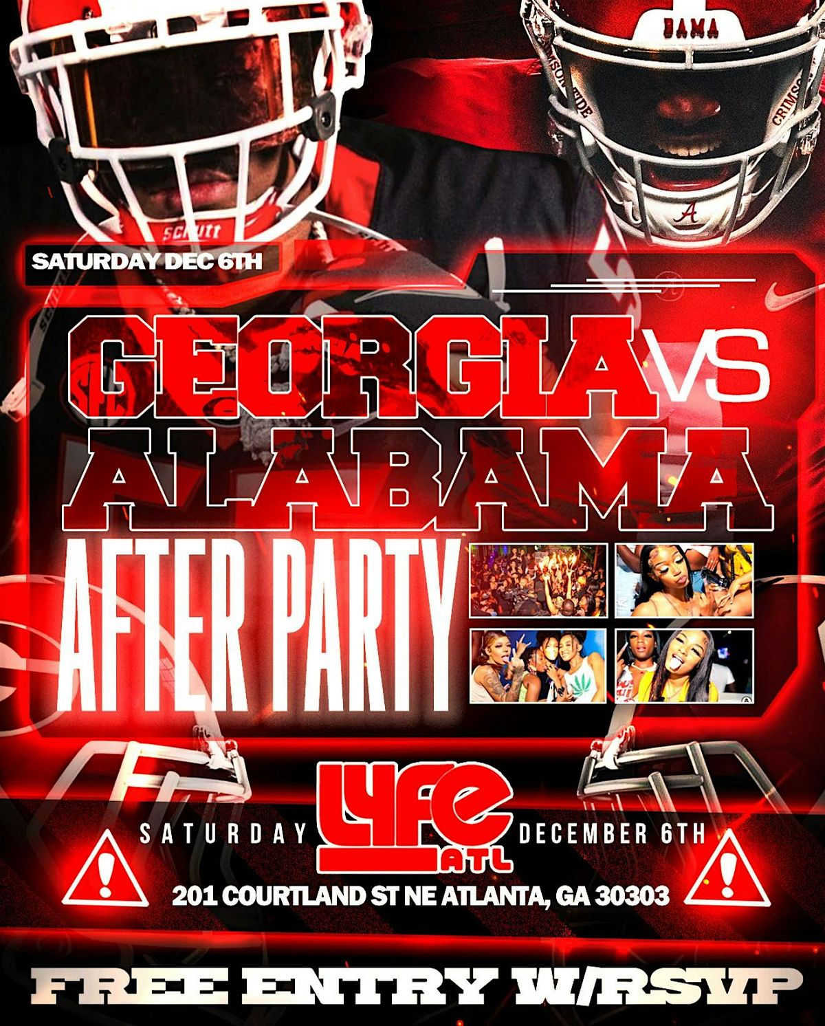 UGA VS ALABAMA GAME AFTER @ LYFE SATURDAY | Event in Atlanta | AllEvents