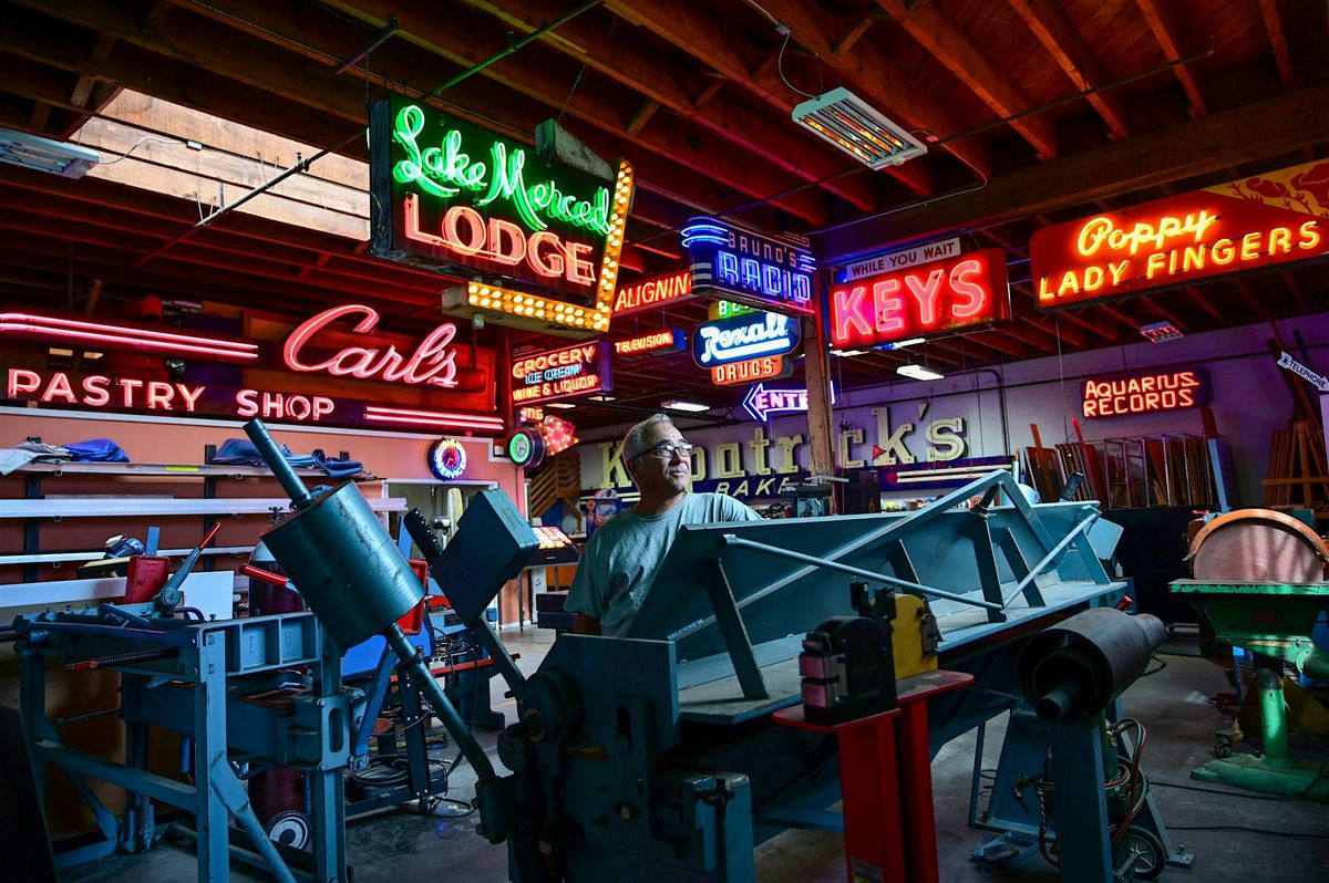 Shop Tour & Demo at Neon Works with Jim Rizzo 9/7, 7 September | Event in Oakland | AllEvents