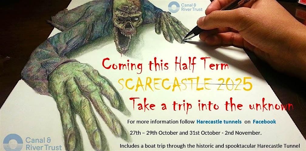 Scarecastle - Halloween at Harecastle Tunnel, October half-term 2025, 27 October | Event in Stoke-on-Trent