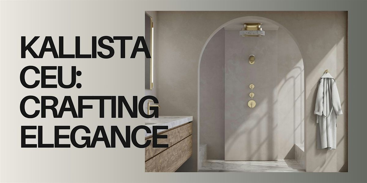 Crafting Elegance: CEU Event with Kallista at Kohler Indianapolis, 9 September | Event in Indianapolis | AllEvents