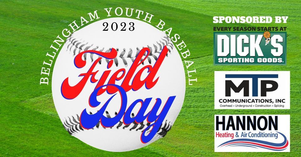 Field Day! Lil Sluggers, Tee Ball, Instructional & Challengers, Bellingham Youth Baseball Fields