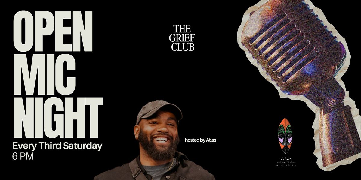 Grief Club Open Mic Night, 18 October | Event in Columbus | AllEvents