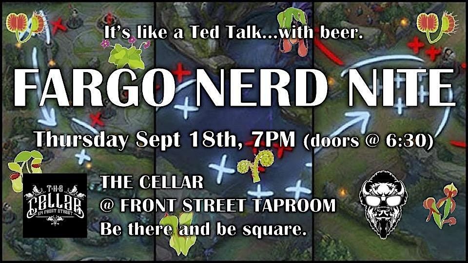 Fargo Nerd Nite #82, 18 September | Event in Fargo | AllEvents