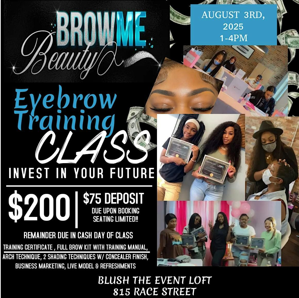 BROW ME BEAUTY BROW TRAINING COURSE, 3 August | Event in Cincinnati | AllEvents