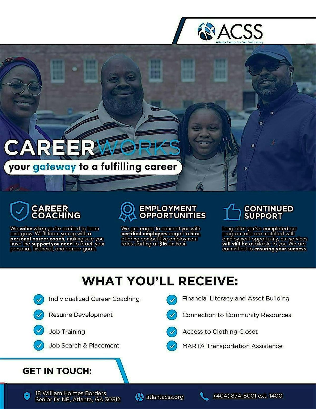 Atlanta Center for Self Sufficiency Career Accelerator Boot Camp | Event in Atlanta | AllEvents