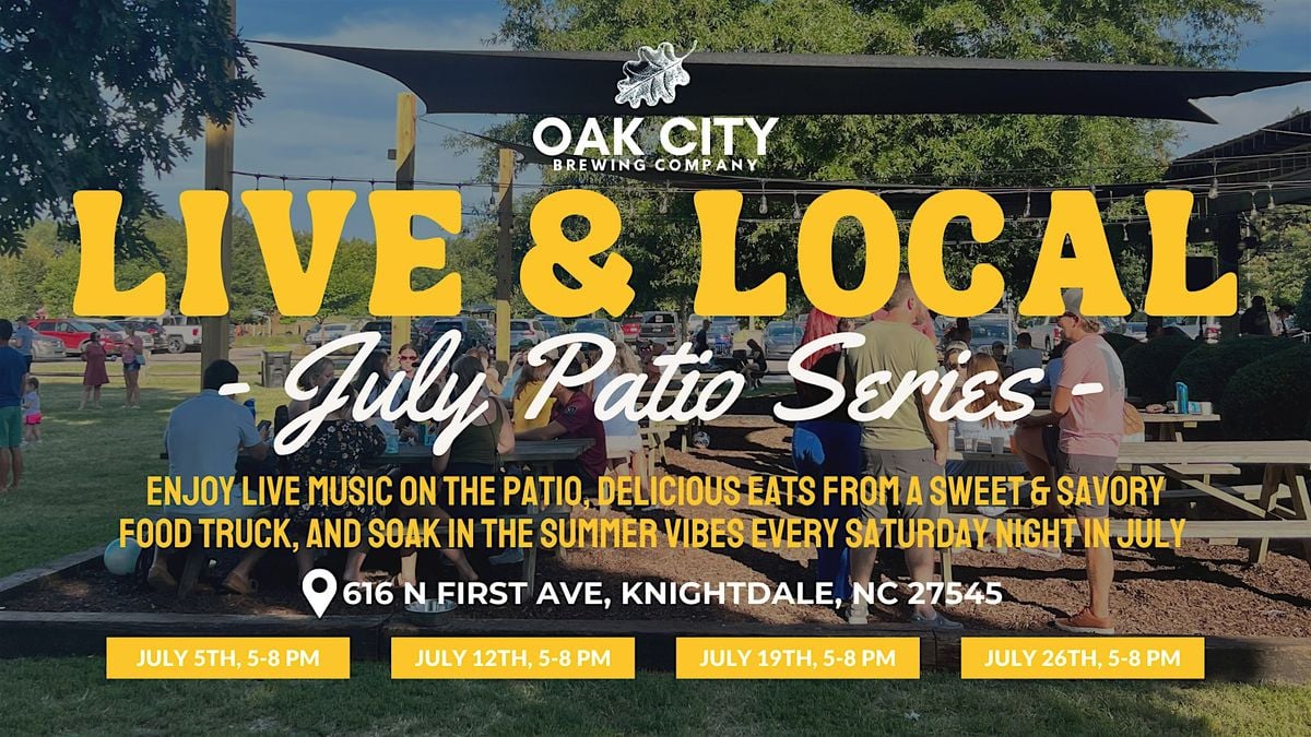 Live & Local - July Patio Series, 12 July | Event in Knightdale | AllEvents