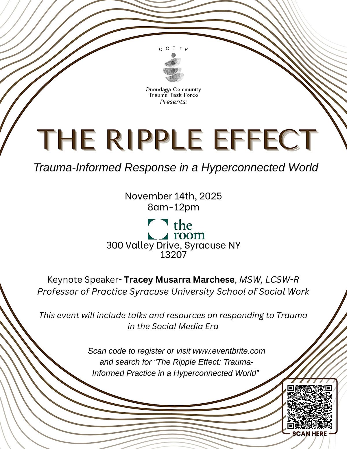 The Ripple Effect: Trauma-Informed Response in a Hyperconnected World, 14 November | Event in Syracuse | AllEvents