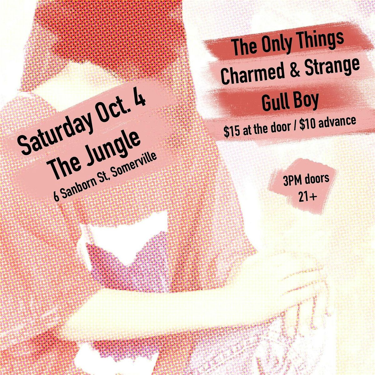 Charmed & Strange | The Only Things | Gull Boy, 4 October | Event in Somerville | AllEvents