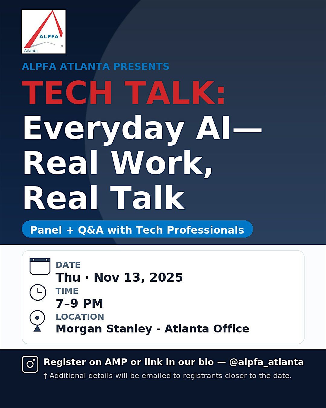 TECH TALK: Everyday Al-Real Work, Real Talk, 13 November | Event in Atlanta | AllEvents