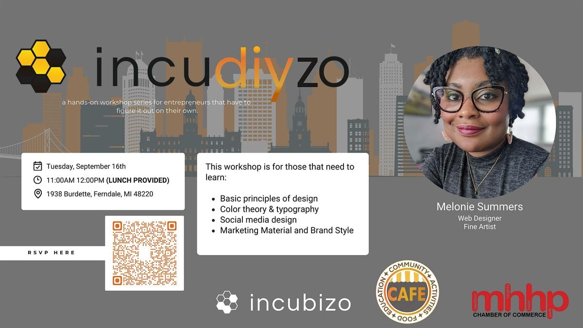 Incudiyzo: A hands-on workshop series from C.A.F.E. panel series, 16 September | Event in Ferndale | AllEvents