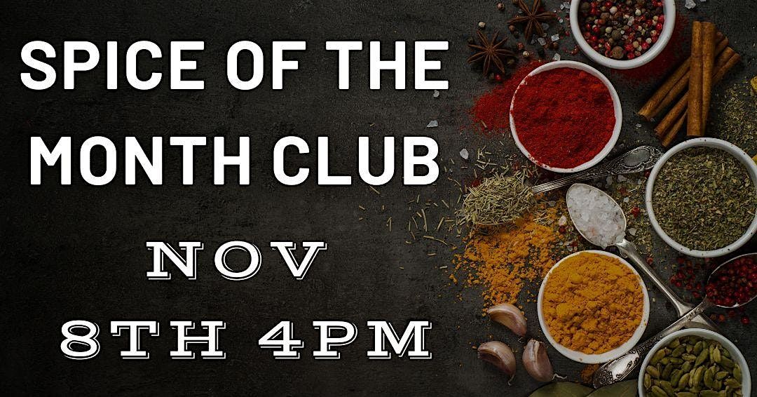 Spice of the Month Club (Adult Program), 8 November | Event in Austin | AllEvents
