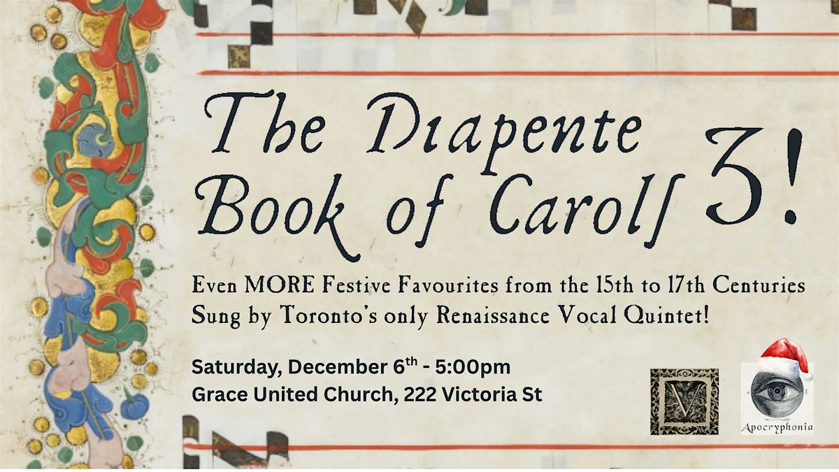 The Diapente Book of Carols 3 (Niagara on the Lake), 6 December | Event in Niagara-on-the-Lake | AllEvents