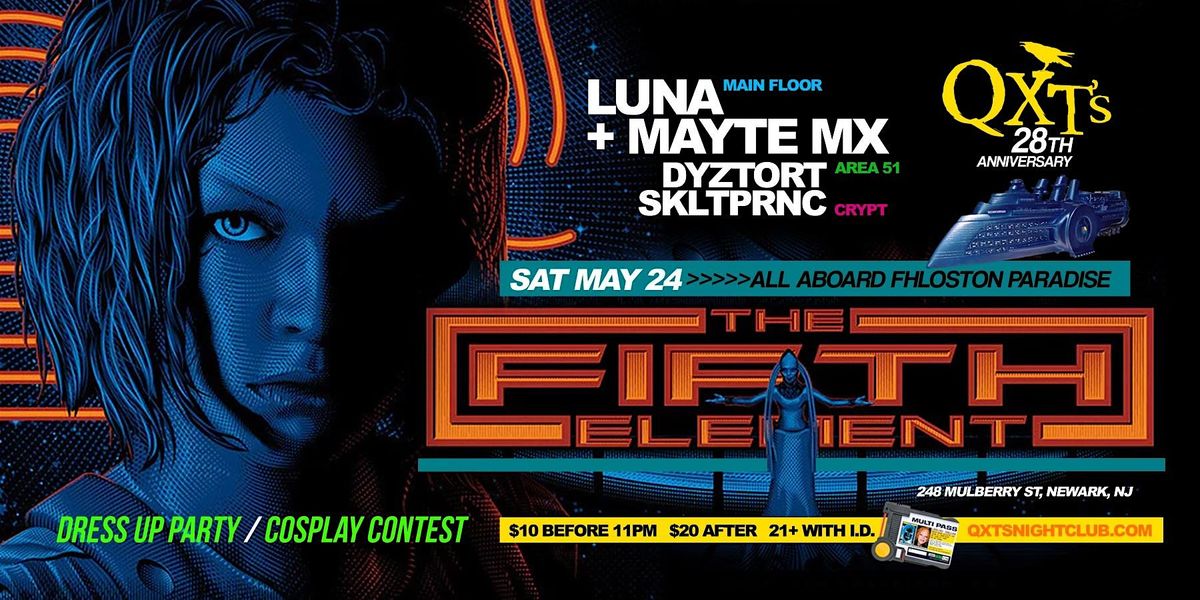 THE FIFTH ELEMENT - 28th anniversary w/ Dance Party & Cosplay Contest, 24 May | Event in Newark | AllEvents