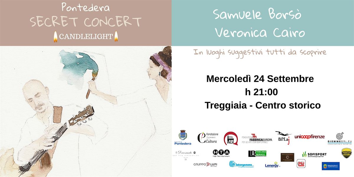 Pontedera. Secret Concert. Candlelight, 24 September | Event in Treggiaia | AllEvents