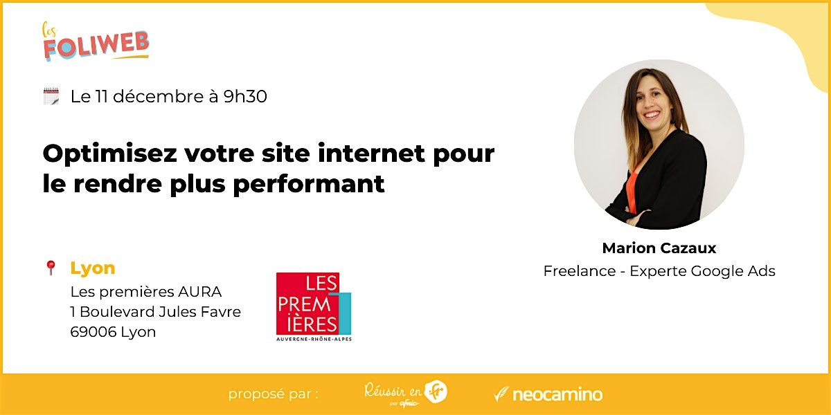 Optimisez votre site internet pour le rendre plus performant, 11 December | Event in Lyon | AllEvents