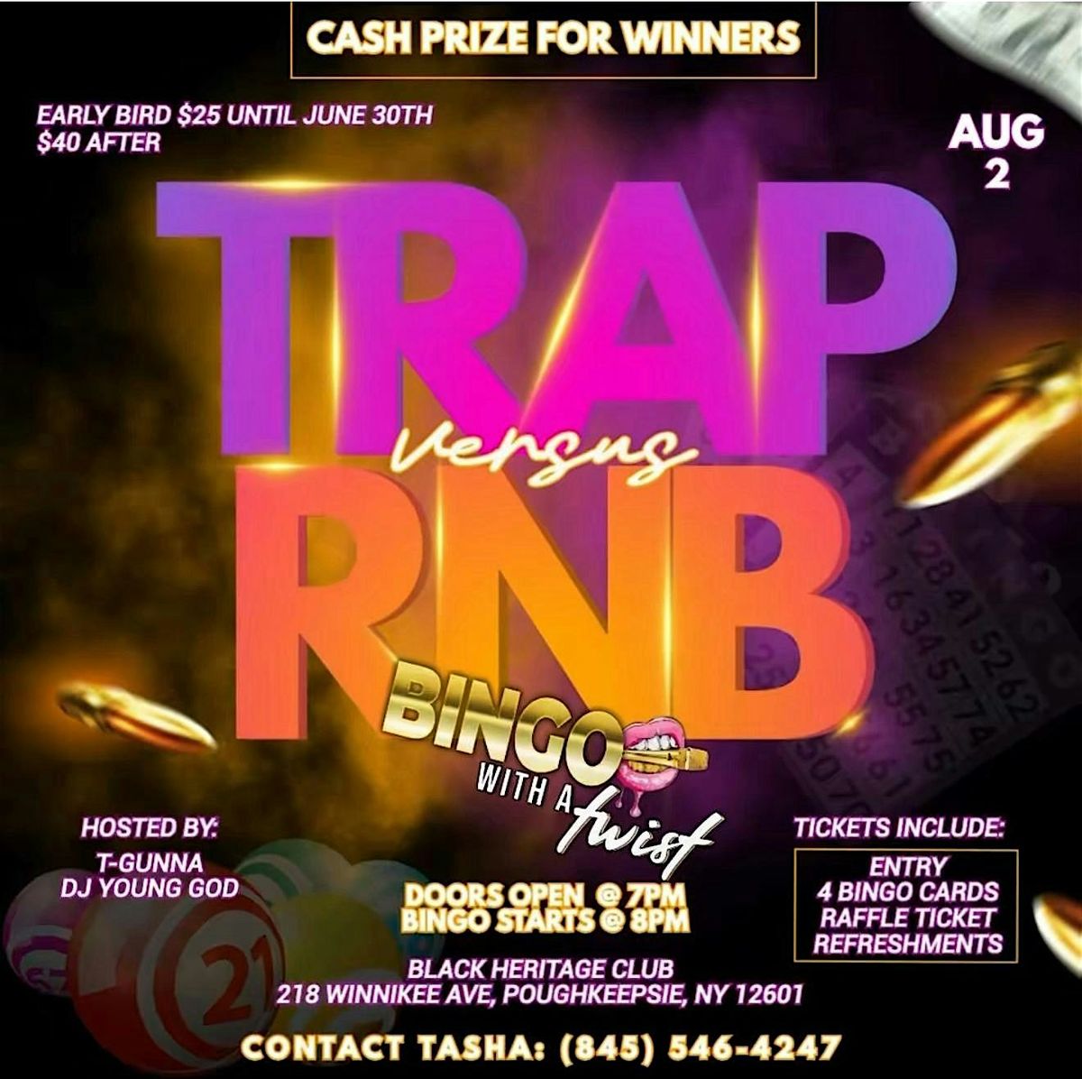 BINGO WITH A TWIST, 2 August | Event in Poughkeepsie | AllEvents