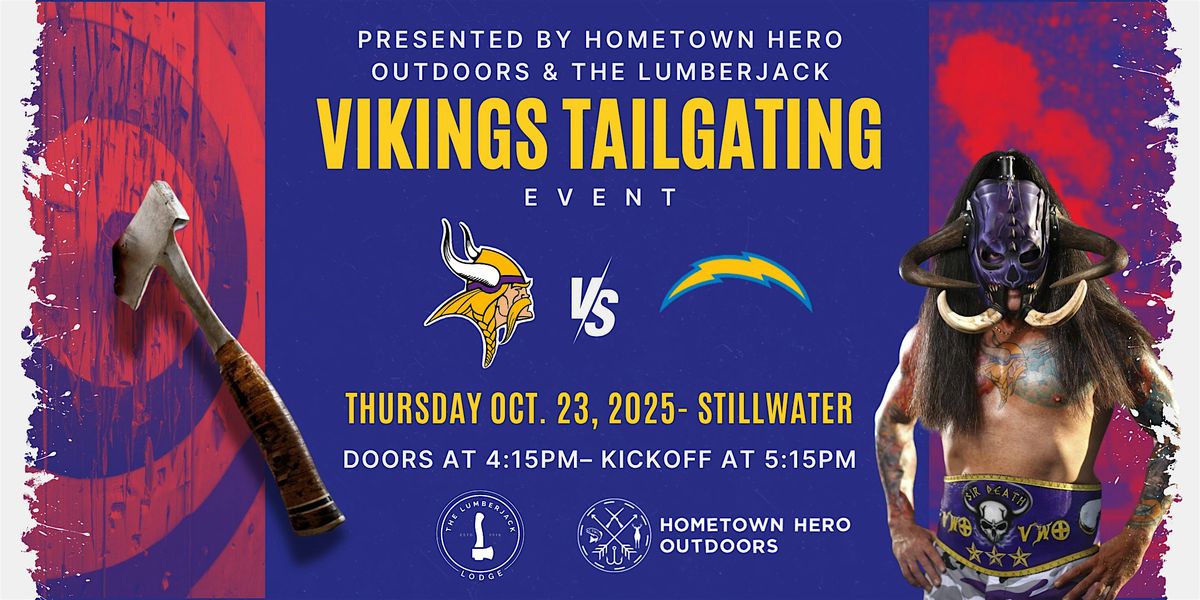Vikings vs. Chargers Watch Party, 23 October | Event in Stillwater | AllEvents