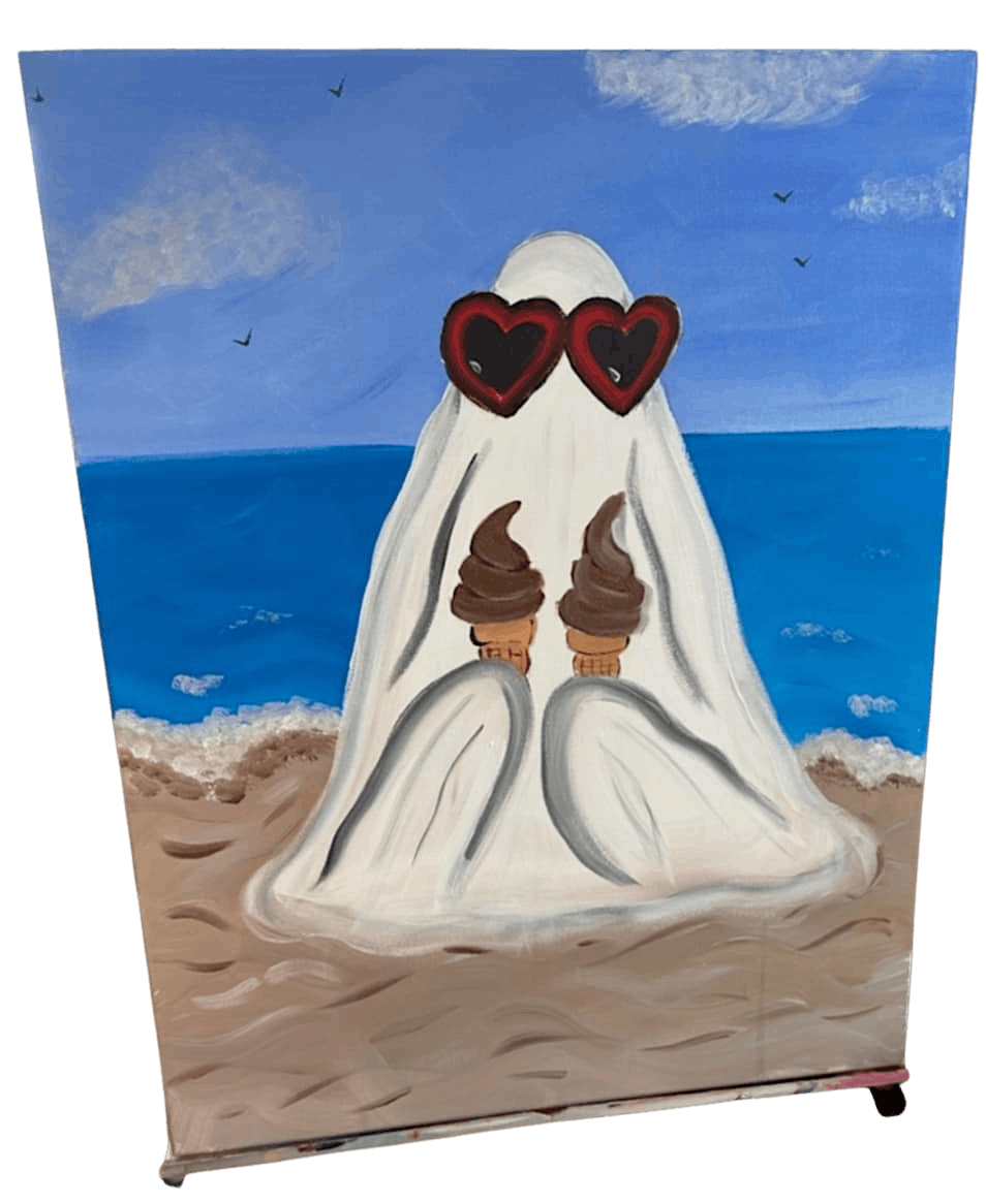 Beach Day Ghost Paint Night at AliCat Jewels with LaFlash Creativity, 31 July | Event in Barnstable | AllEvents