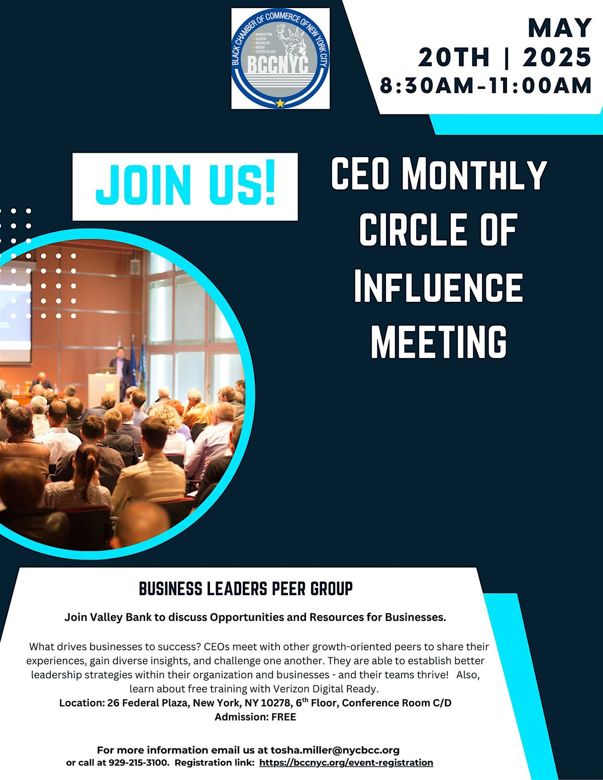 CEO Monthly Circle of Influence Meeting | Event in New York | AllEvents